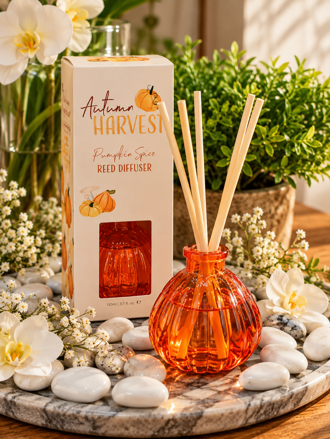 Pumpkin reed diffuser