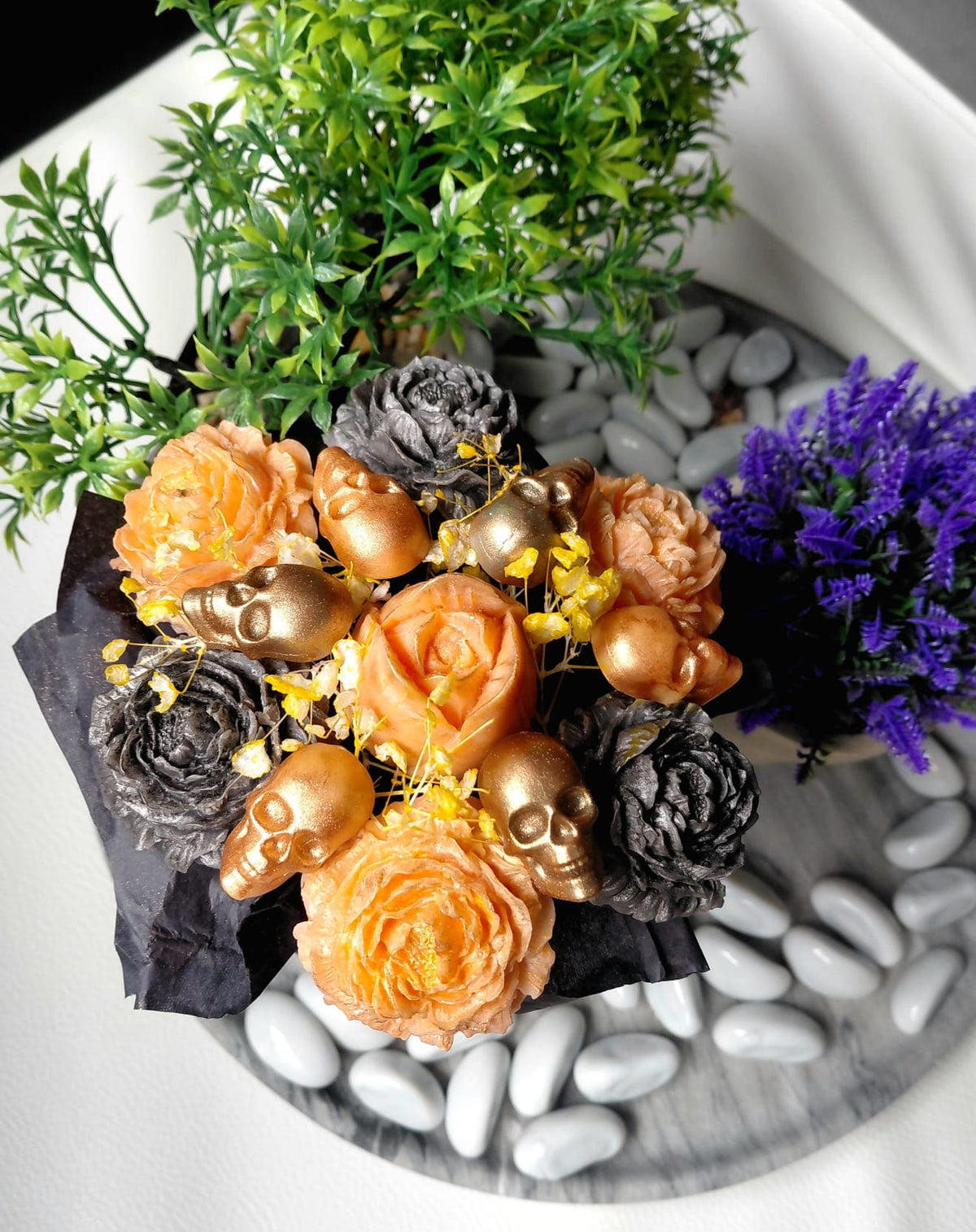 Skull bouquet