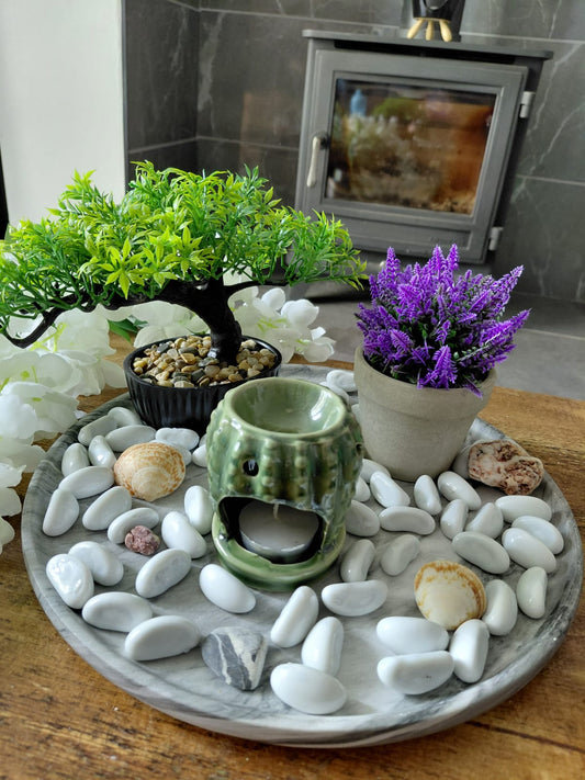 Small Dark Green Cactus Burner