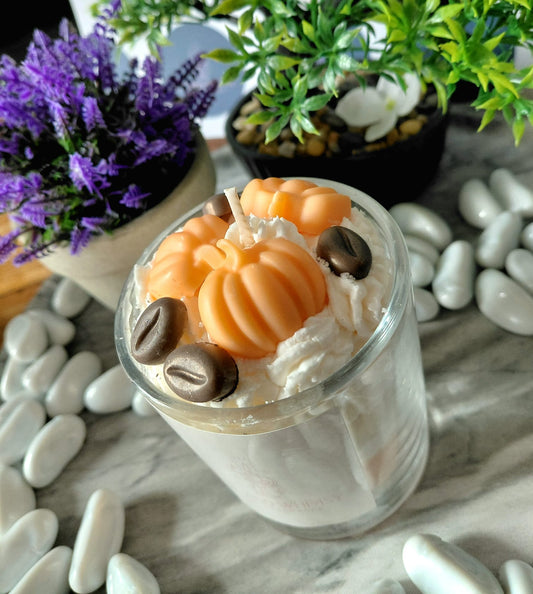 whipped pumpkin candles